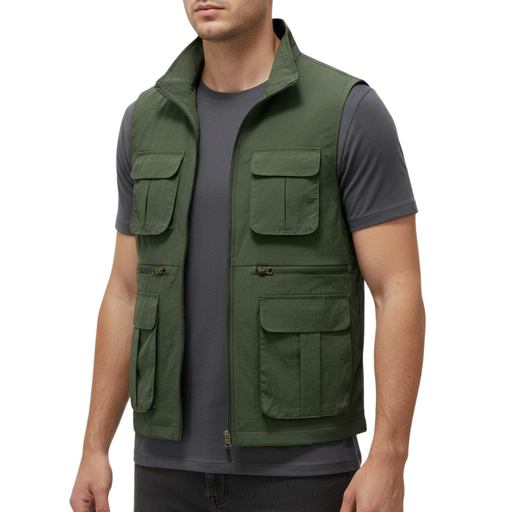 Gilet de voyage léger à séchage rapide et poches multiples | Montevall
