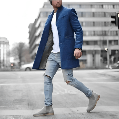 Alveo | Manteau stylé pour homme | Long - Douxora