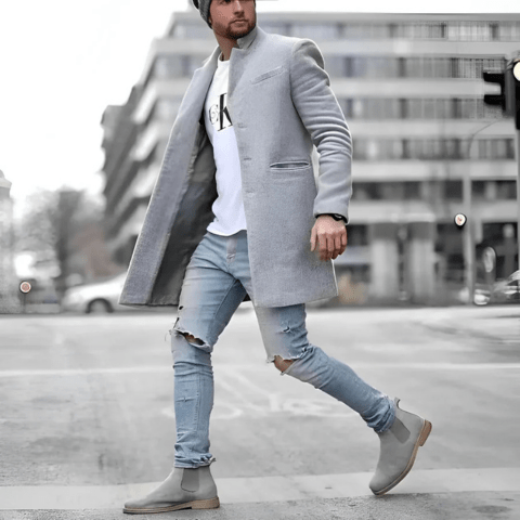 Alveo | Manteau stylé pour homme | Long - Douxora