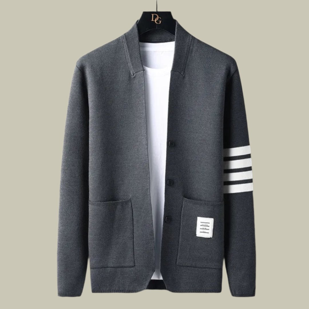 Benson | Cardigan classique en tricot pour hommes | Chaud - Douxora