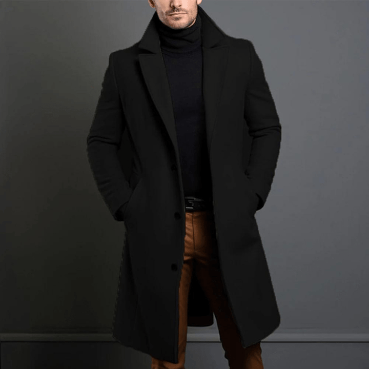 Casimiro | Trench - coat d'hiver pour homme | Longue - Douxora