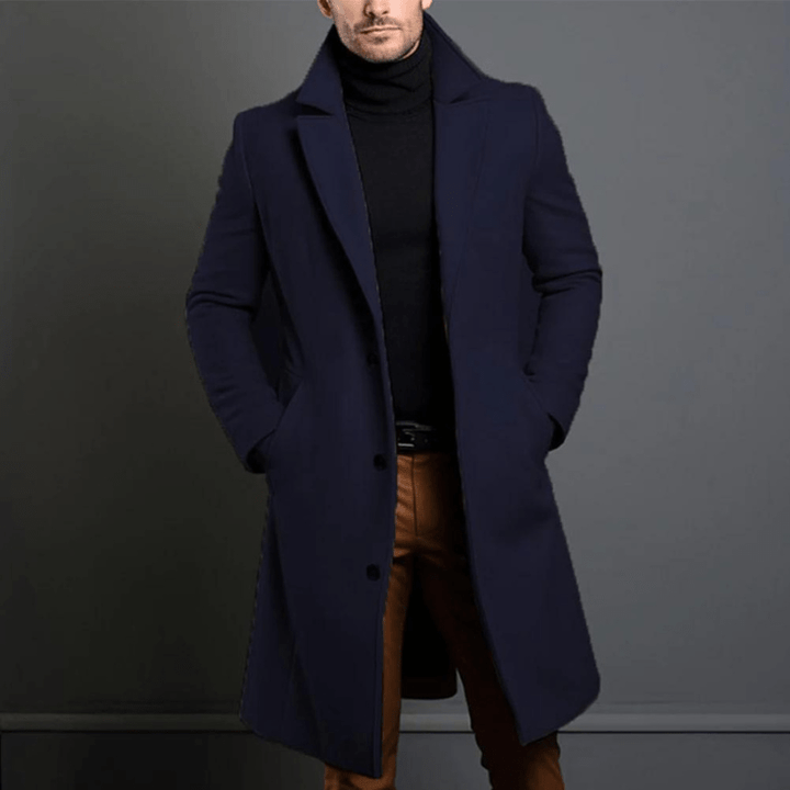 Casimiro | Trench - coat d'hiver pour homme | Longue - Douxora