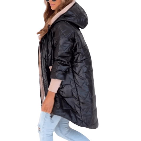 Charlene | Manteau d'hiver pour femme | Long - Douxora