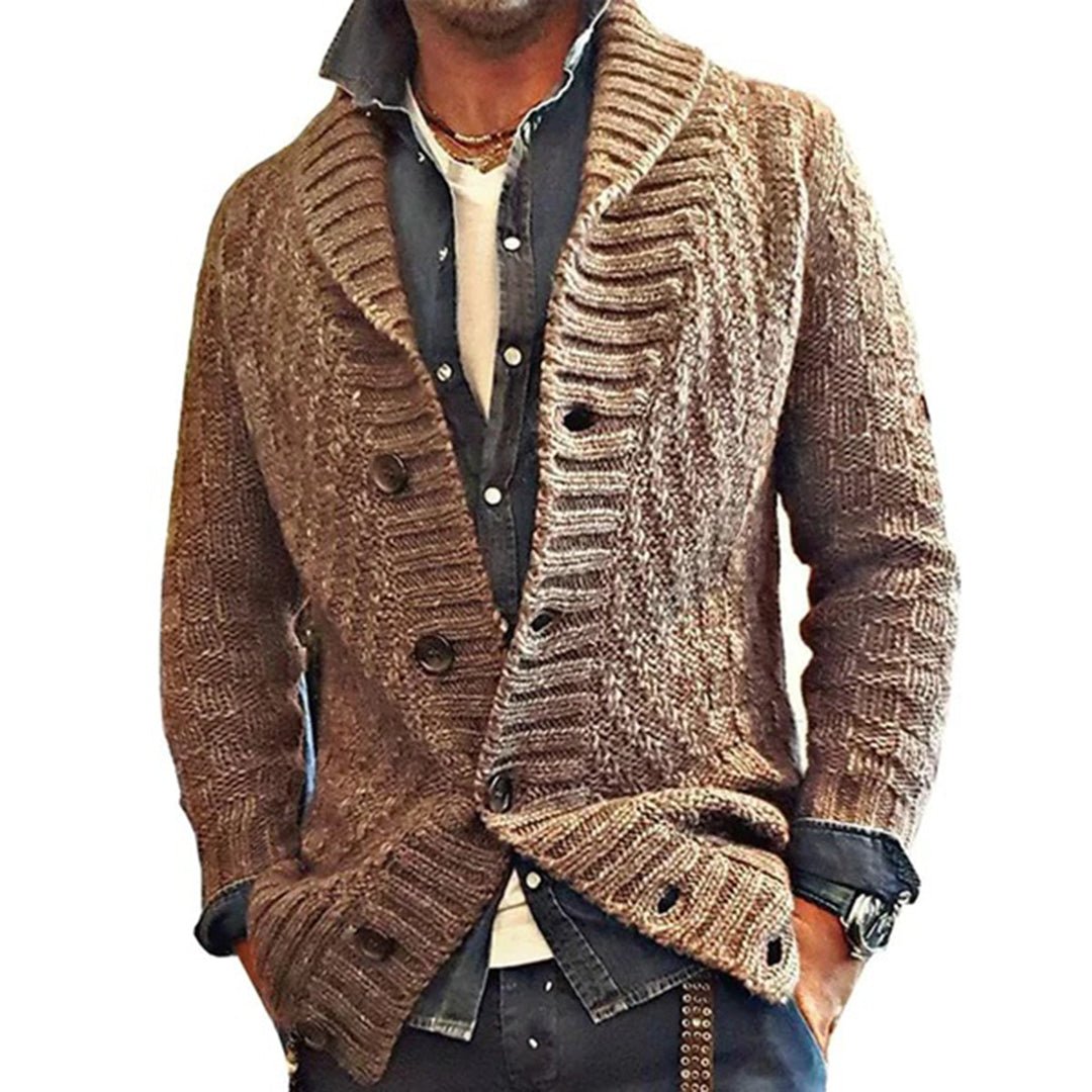 Claude | Cardigan tricoté pour hommes | Chaud - Douxora