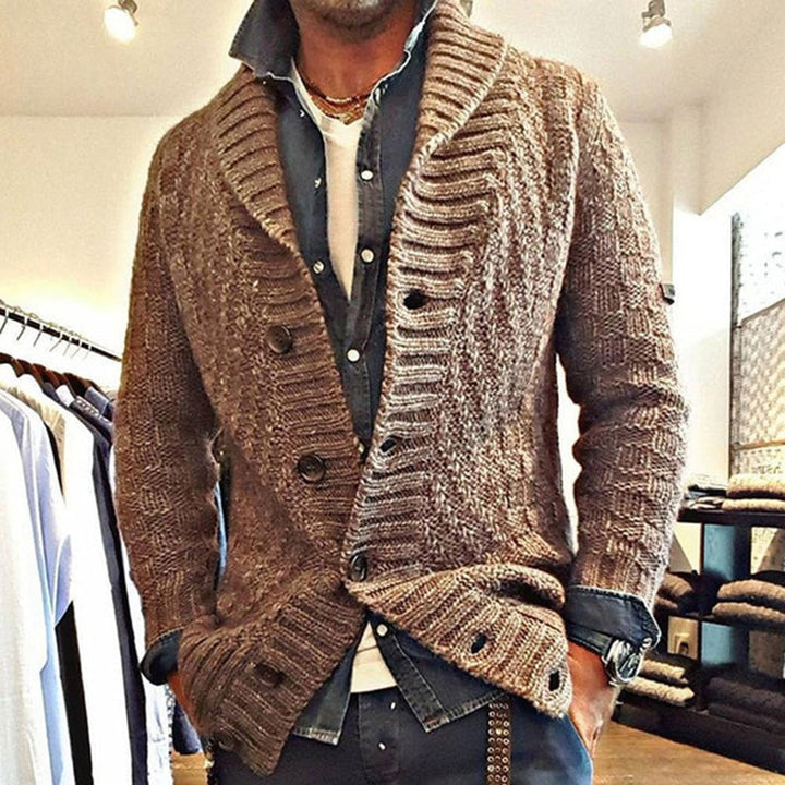 Claude | Cardigan tricoté pour hommes | Chaud - Douxora