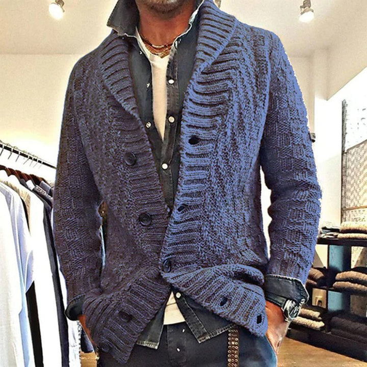 Claude | Cardigan tricoté pour hommes | Chaud - Douxora