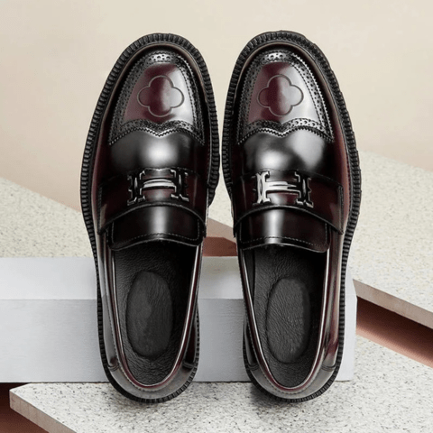 Deniro | Mocassins classiques en cuir pour hommes | Tendance - Douxora