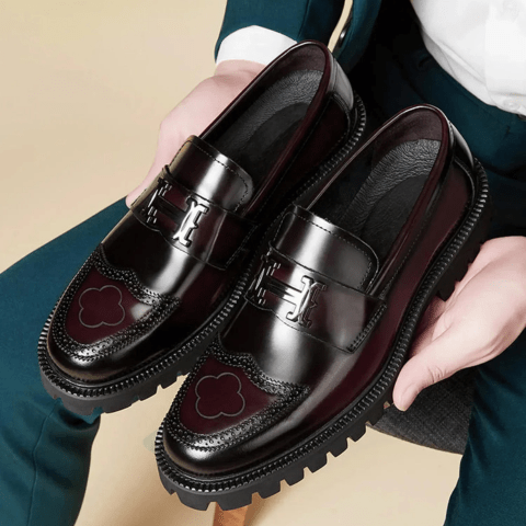 Deniro | Mocassins classiques en cuir pour hommes | Tendance - Douxora