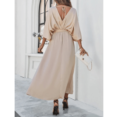 Emily | Robe élégante de printemps pour femmes | Maxi - Douxora