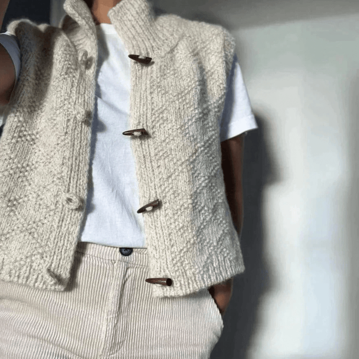 Faith | Gilet en tricot pour femme | Chaud - Douxora