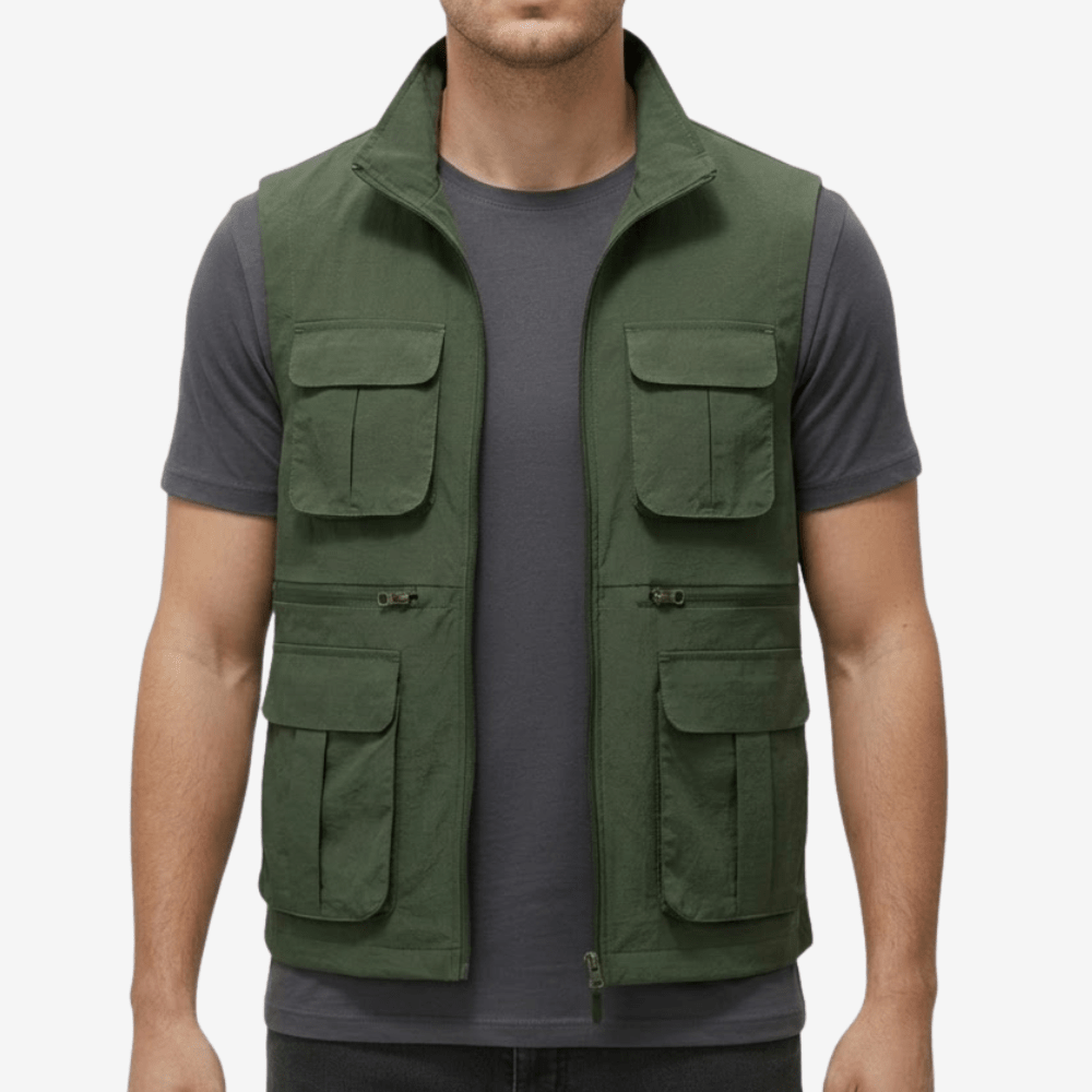 Gilet de voyage léger à séchage rapide et poches multiples | Montevall