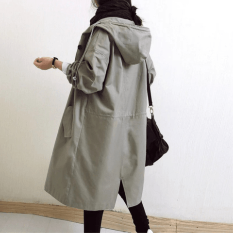 Harper | Trench - coat coupe - vent pour femme | Imperméable - Douxora