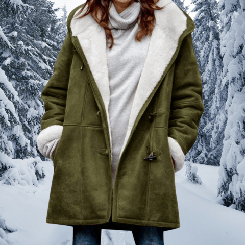 Janine | Manteau Doux Doublé Femme | Hiver - Douxora