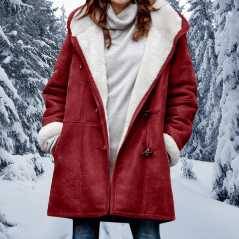 Janine | Manteau Doux Doublé Femme | Hiver - Douxora