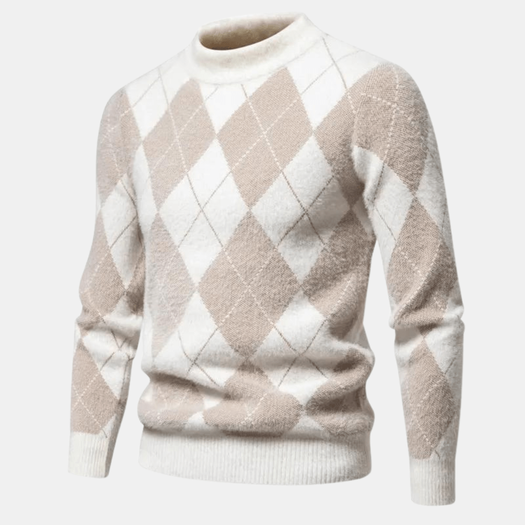 Jaxon | Pull en tricot confortable pour hommes | Chaud - Douxora