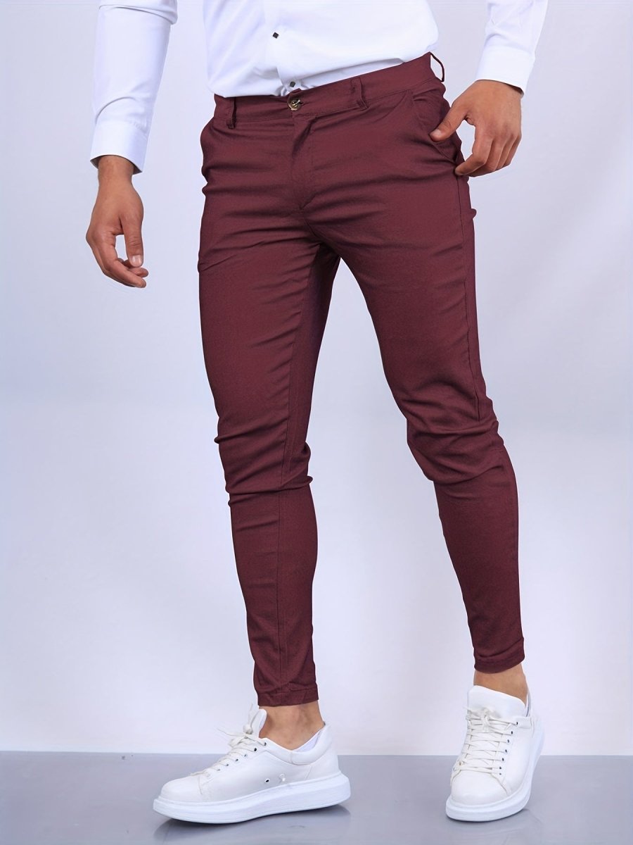 Leone | Pantalon business slim homme | Chino - Douxora