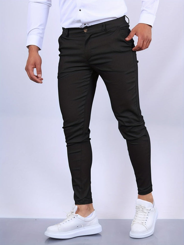 Leone | Pantalon business slim homme | Chino - Douxora