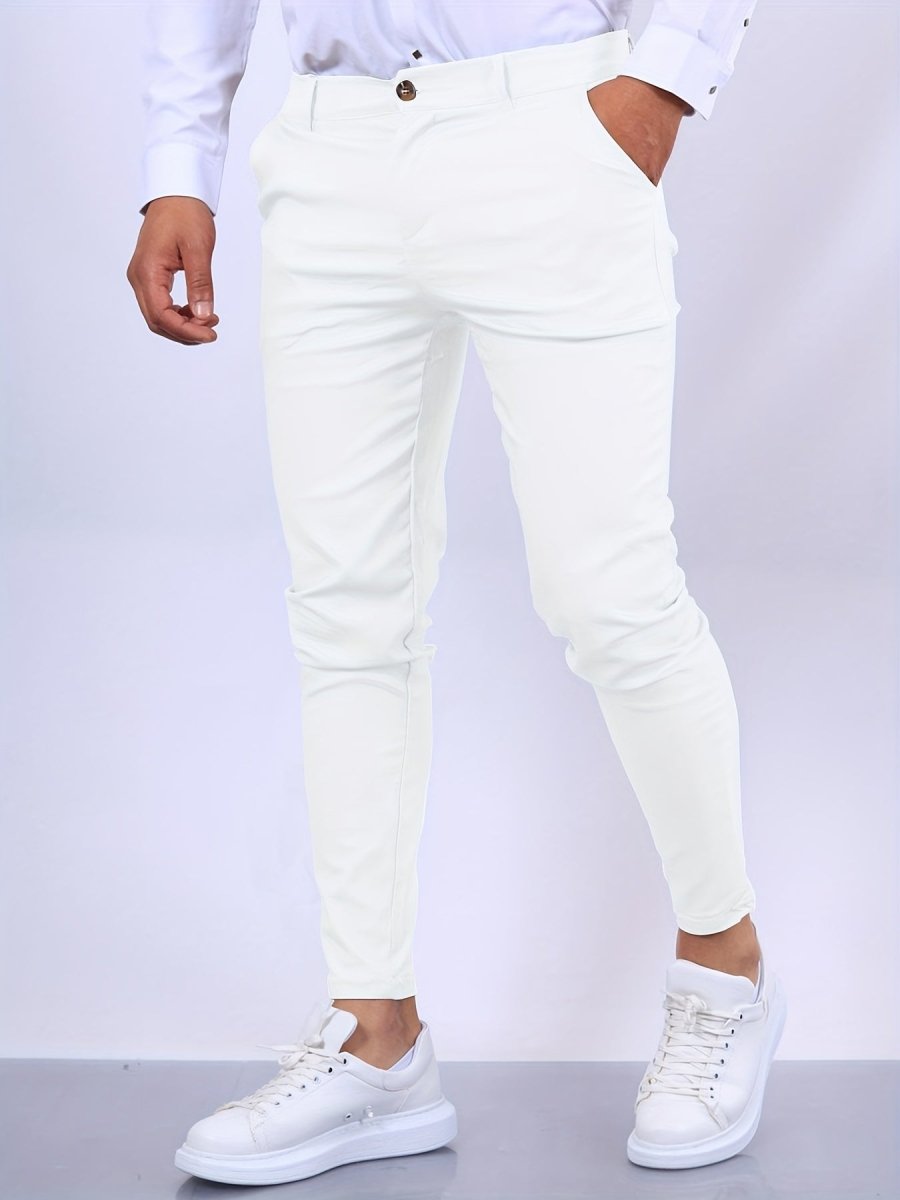 Leone | Pantalon business slim homme | Chino - Douxora