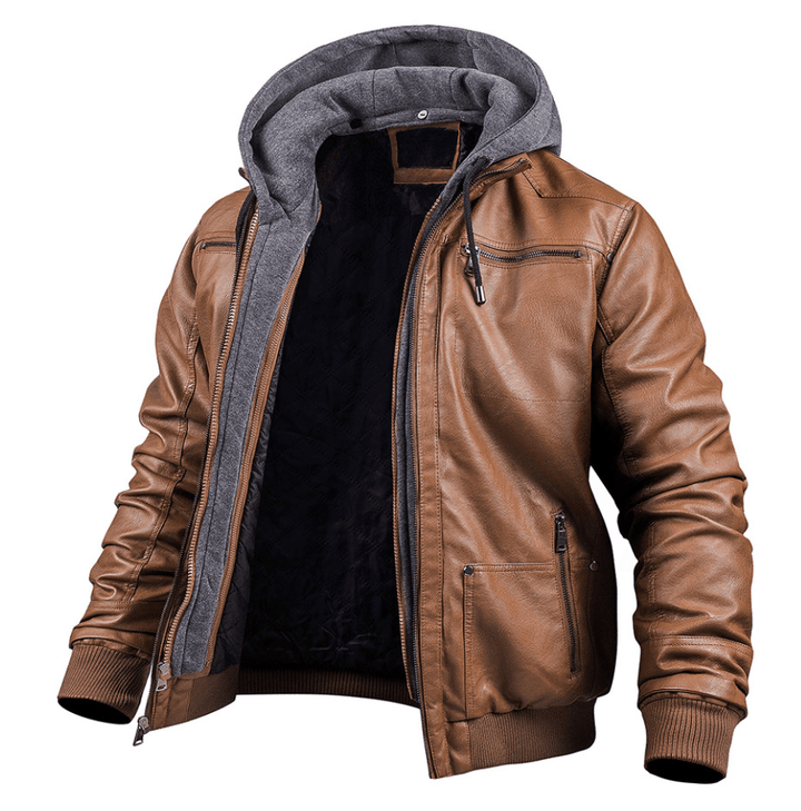 Russel | Veste à capuche premium pour hommes | Hiver - Douxora