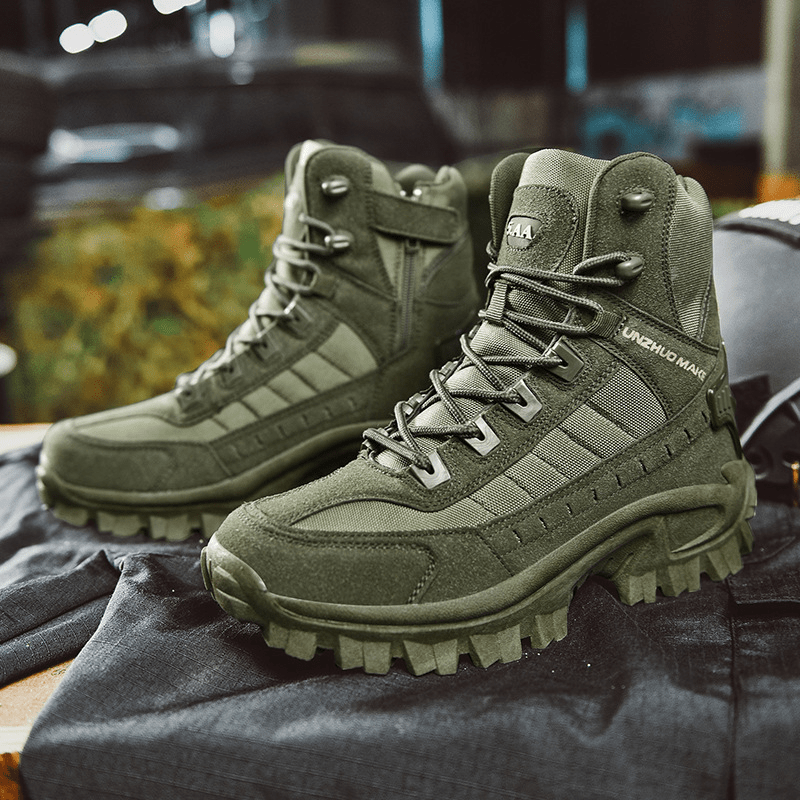 Sevyn | Bottes de combat imperméables pour hommes | Tendance - Douxora