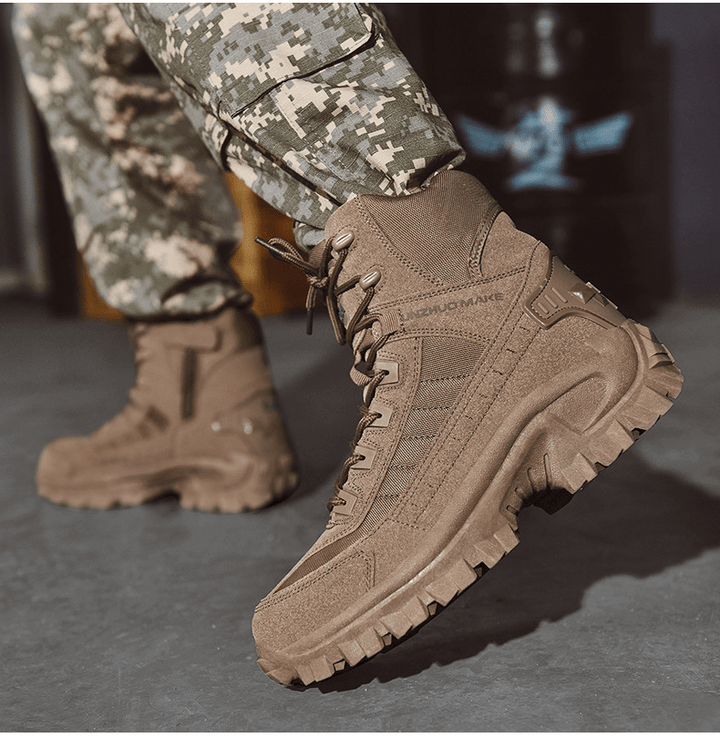 Sevyn | Bottes de combat imperméables pour hommes | Tendance - Douxora