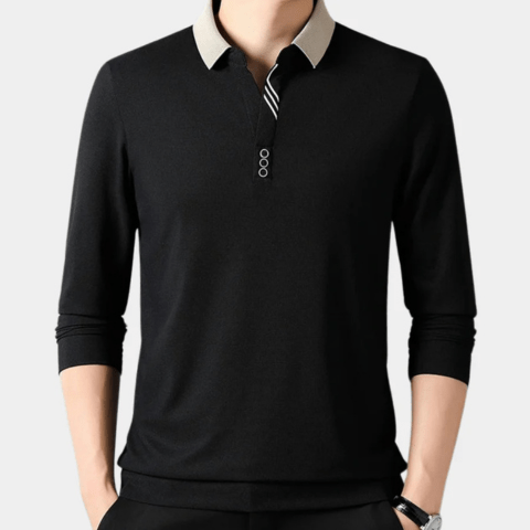 Sirdon | Polo casual homme | Longue manche - Douxora