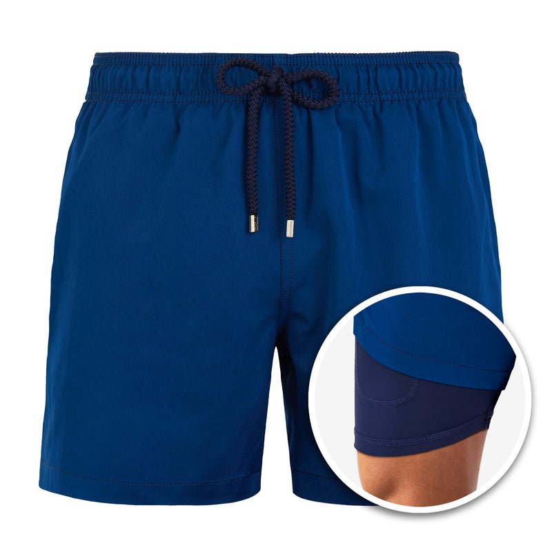 Solis | Short double couche pour hommes | Polyv - Douxora