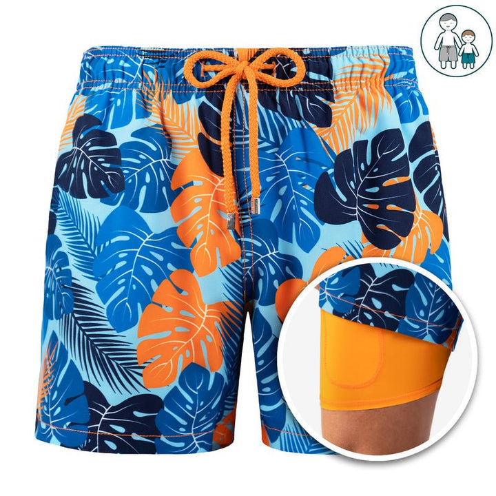 Solis | Short double couche pour hommes | Polyv - Douxora