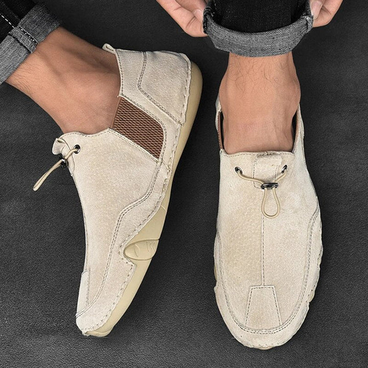 Stephen | Mocassins en cuir véritable pour hommes | Orthopedique - Douxora