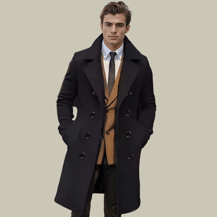 Warden | Manteau long pour homme | Chaud - Douxora